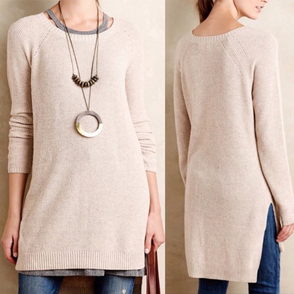 Anthropologie Sweaters - Anthropologie Moth Pasadena Tunic Sweater Small